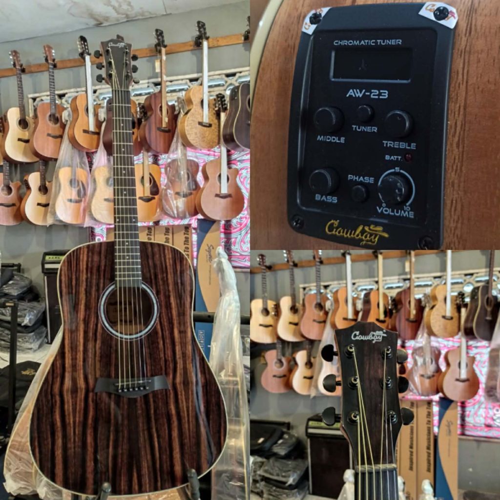 Gitar Cowboy AEG240GNS / AEG-240GNS / AEG 240 GNS Akustik Elektrik Original