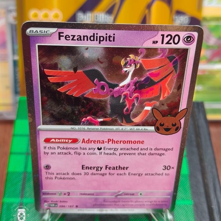 2024 POKEMON Trick or Trade Fezandipiti (Cosmos Holo) #096/167 CARD Holo Rare