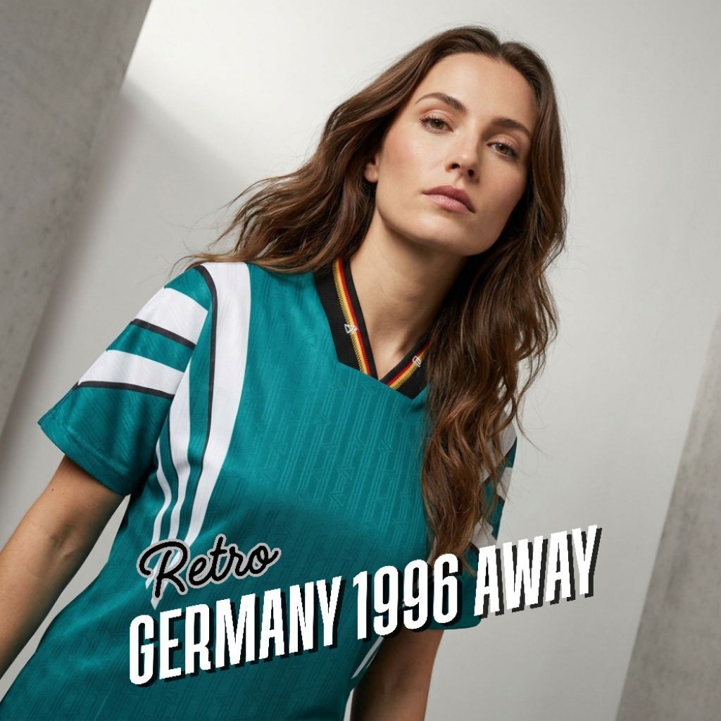[NO RETUR] JERSEY RETRO JERMAN AWAY 1996 RETRO GERMANY SEPAKBOLA