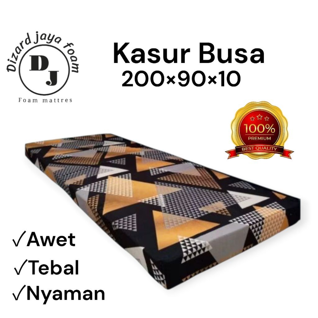 kasur lantai busa 200x90x10 ukuran single