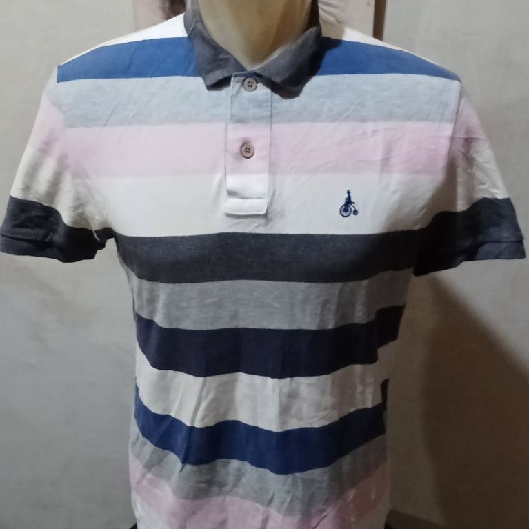 Kaos Kerah Polo Cowok Bean Pole Size M