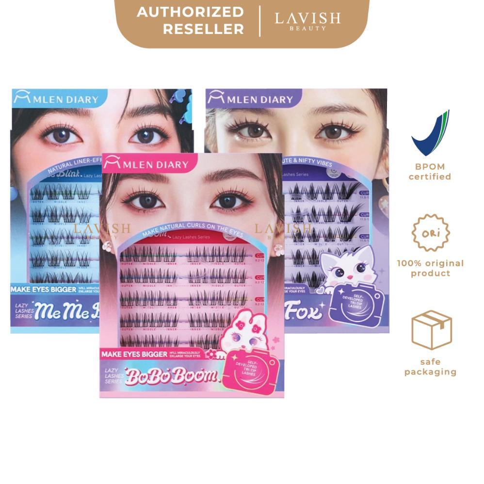 NEW PRODUK MLEN DIARY BLING SERIES EYELASH IKAL 12MM