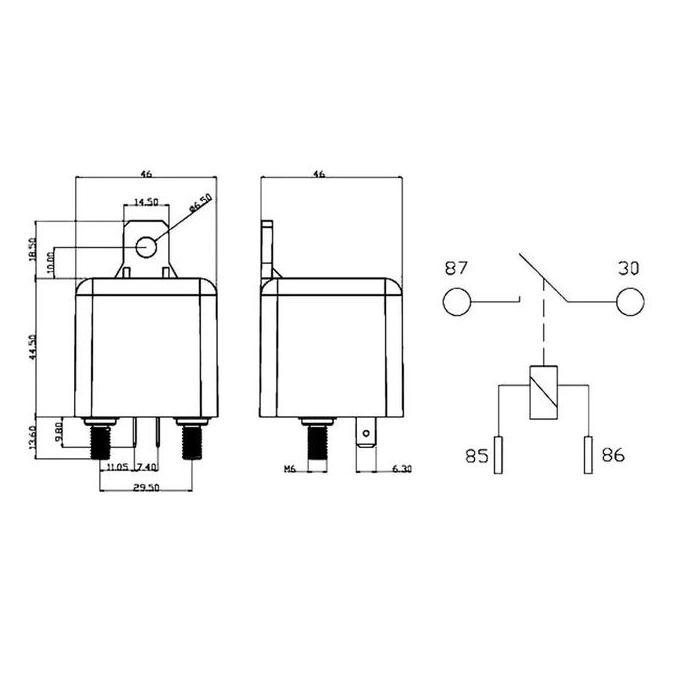 Relay Starting Relay 200A 100A 12V 24V 48V 60V Automotive Current