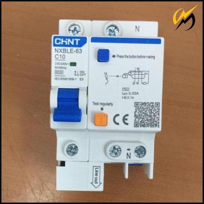 Rcbo Chint 20A Elcb Chint Nxble-32 20 Ampere 30Ma Forsale
