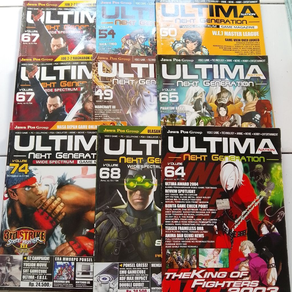 Majalah Game Online ULTIMA NATION, Majalah Bekas