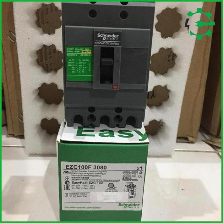 Mccb Ezc100F 80A 3P Schneider Terbaru