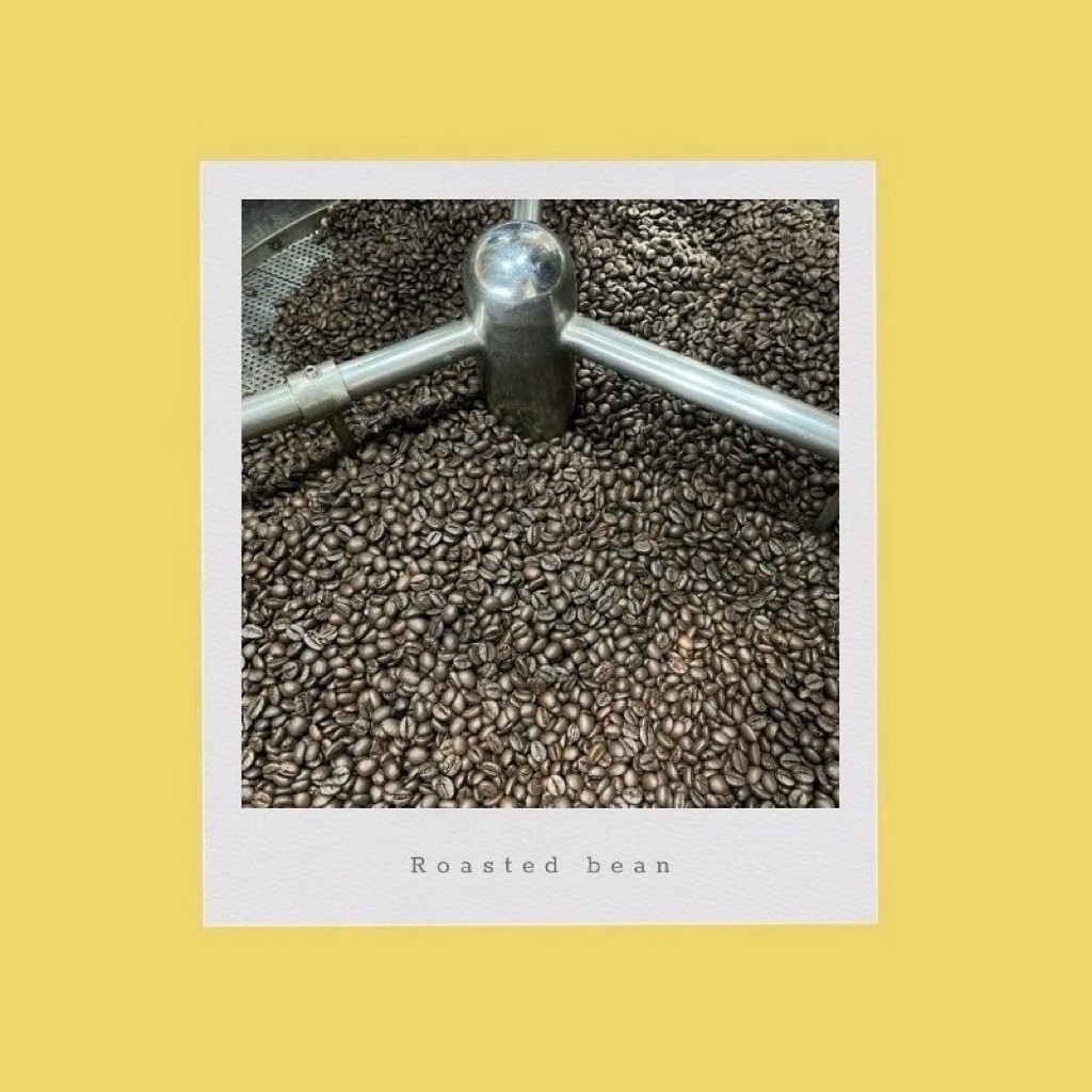 Roasted beans Arabika Lampung Barat. Kopi sangrai arabika. roast bean.