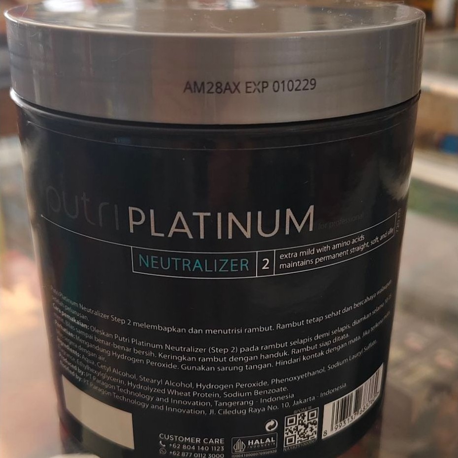 Putri Platinum Pelurus Rambut Netral Step 2 / Netral Putri Platinum