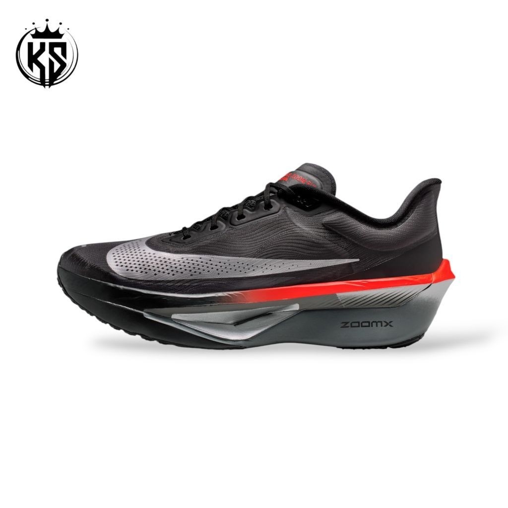 Nike Zoomfly 6 Mens Black/Bright Crimson/Wolf Grey/Metallic Silver