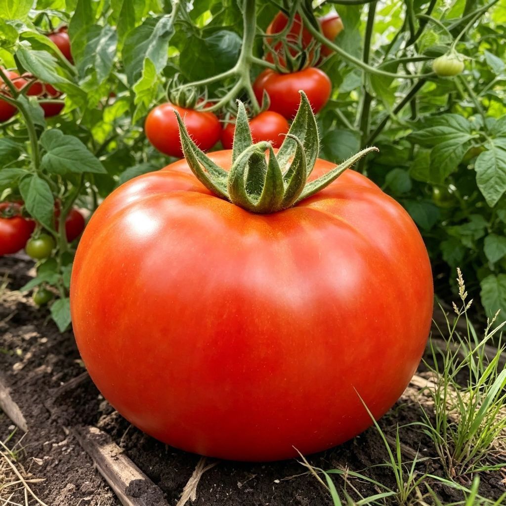 50 Butir Benih Tomat Jumbo Merah Unggul Benih Tomat Jumbo