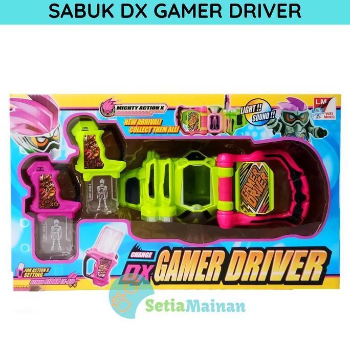 Mainan Anak Sabuk DX Gamer Driver Kamen Rider Ex Aid Henshin Belt