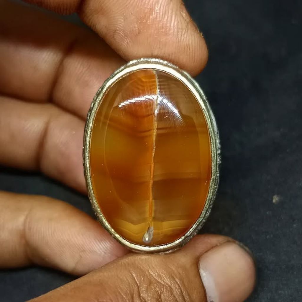 BATU AKIK JUNDER SODO LANANG ANTIK (ASLI ALAM)