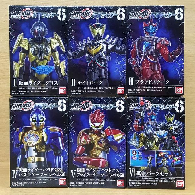 SHODO-O Kamen Rider 6 [6/SET] Grease Night Rogue Blood Stalk Paradox