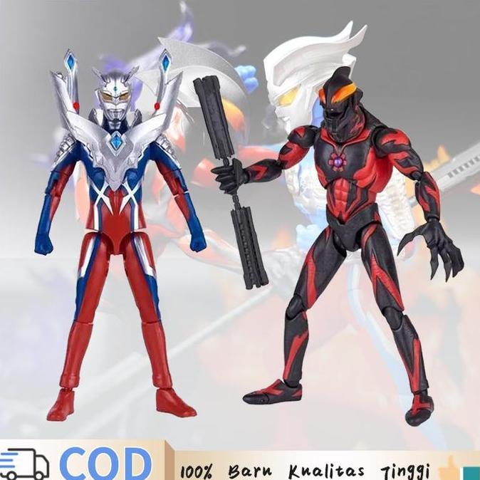 Chodo Ultraman Zero Ultraman Ginga Belial Ultraman Zero Action Edition Shf Ultraman X
