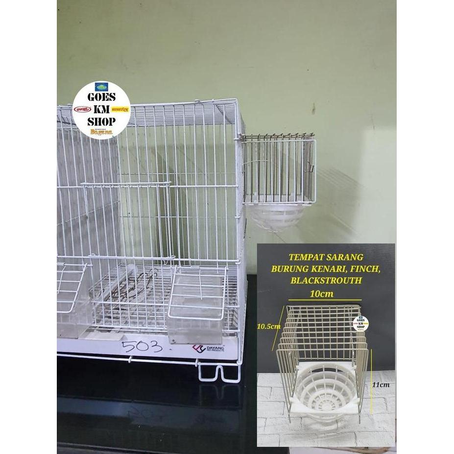 KOTAK TEMPAT SARANG BURUNG KENARI, FINCH, BLACKSTROUTH TYPE 503 DAYANG