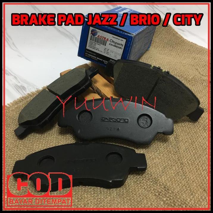 TERBARU BRAKE PAD JAZZ BRIO CITY AKEBONO -KAMPAS REM DEPAN AKEBONO JAZZ CITY 