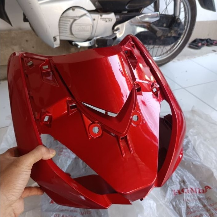 panel tameng dasi cover lampu depan honda revo at revo dx original ahm