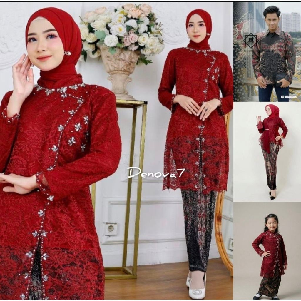 Couple Kebaya Tunik Tile Modern