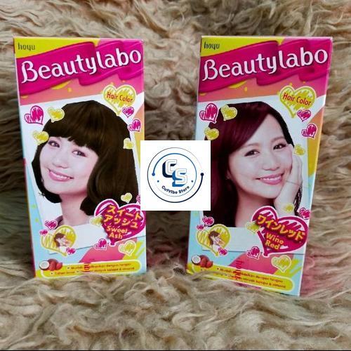 BEAUTY LABO HAIR COLOR HALAL WARNA BARU SWEET ASH BA 7 WINE RED WR 8