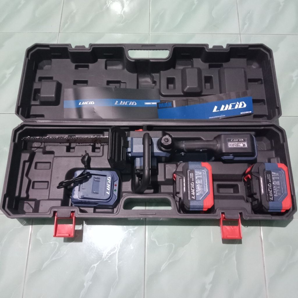 LUCID CHAINSAW LS-12 BRUSHLESS 6.0A LUCID INR CORDLESS SET 2BAT