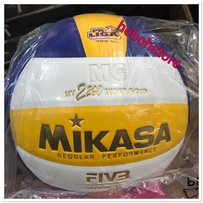 Bola volly /volly ball mikasa mv 2200 super gold ORIGINAl