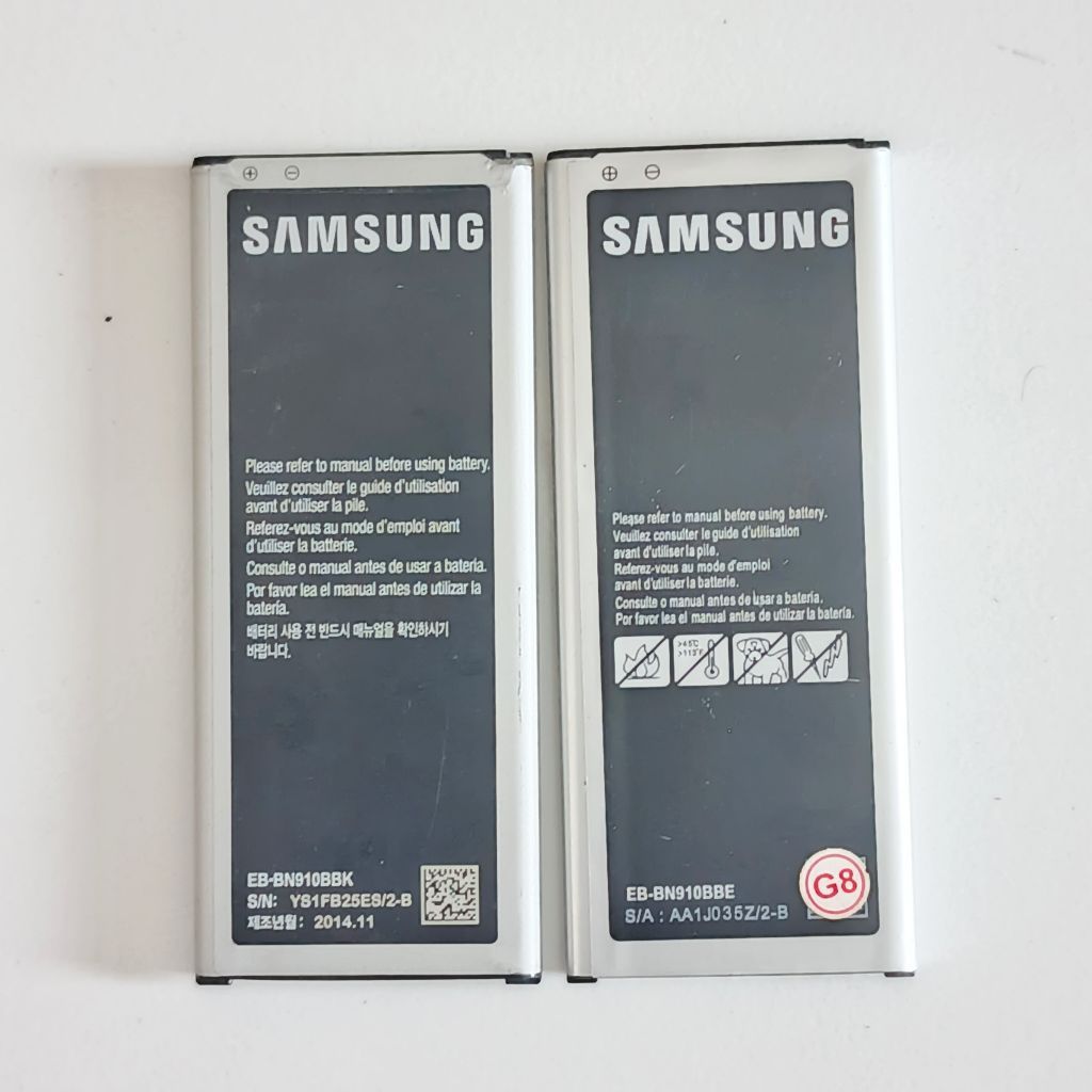Baterai batre samsung note 4 EB-BN910BBK second copotan hp