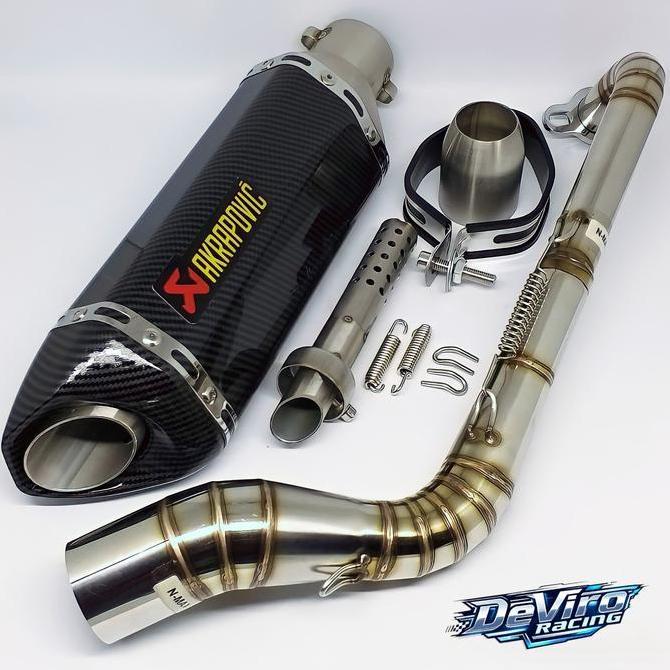 Knalpot Akrapovic APC Import Full System NMAX TURBO Neo Aerox Alpha LEXi LX 155 Original