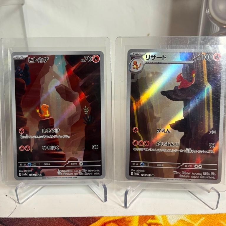 Kartu Pokemon TCG Charmander AR Charmeleon AR Set Pokemon Card JAPAN 100% ORIGINAL