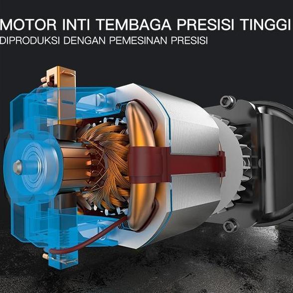 Moona- Zper Mesin Bor Baterai 4.2V Obeng Listrik Cordless Drill Battery Bor Kayu Triplek Besi Bor Zp