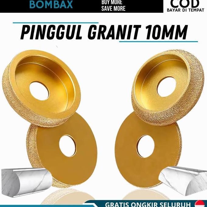 Moona- Mata Pinggul Bevel Granit Bullnose Mata Roda Granit Ukir Keramik Mata  Gerinda  Bevel  Granit