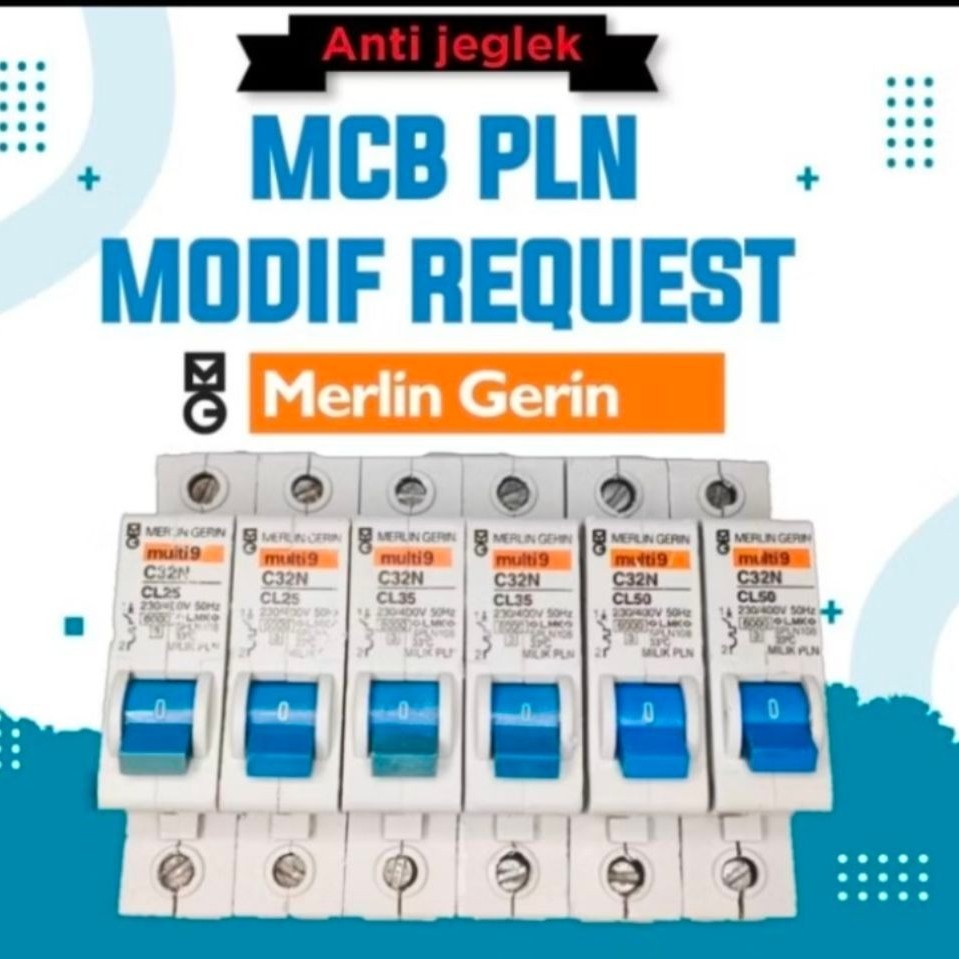 MCB modif PLN Merlin garin MCB  modif anti jeglek 2a modif 4a-50a