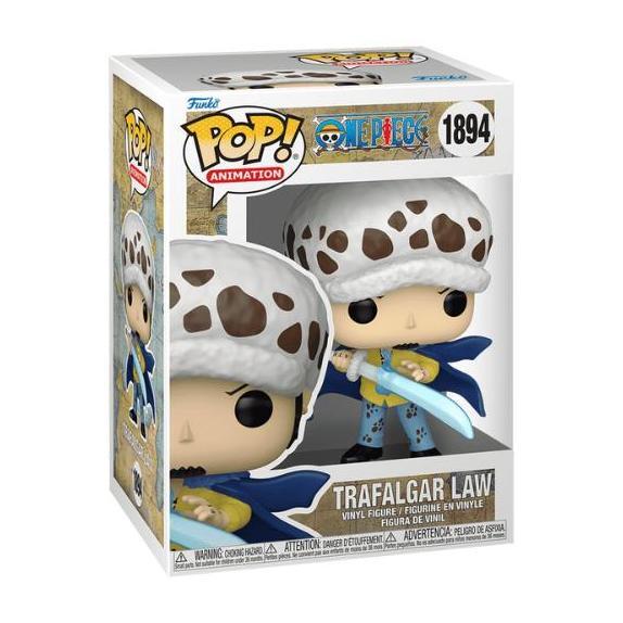 FUNKO POP ONE PIECE TRAFALGAR LAW WITH BLUE ANESTHESIA