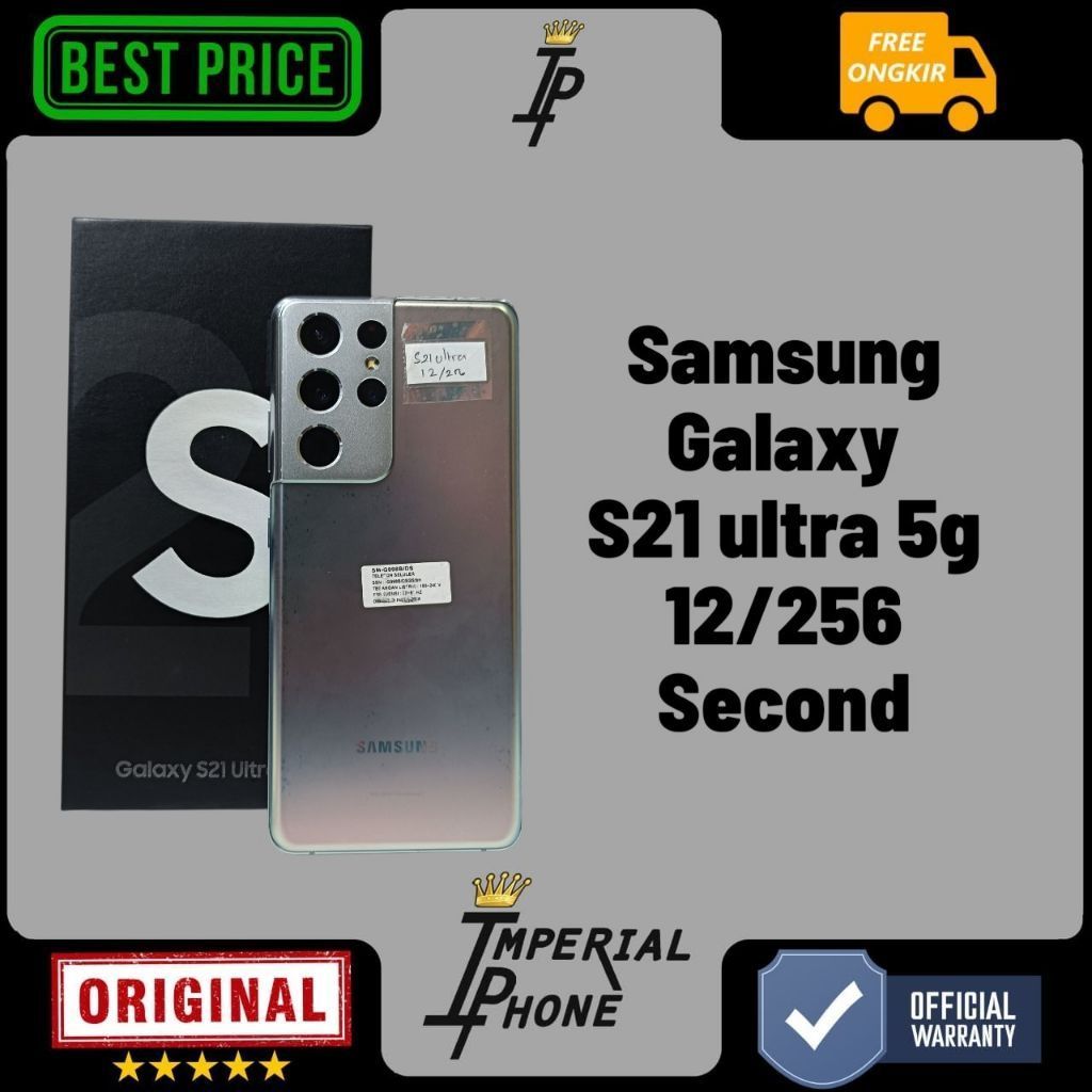 samsung galaxy s21 ultra 5g 12/256 second