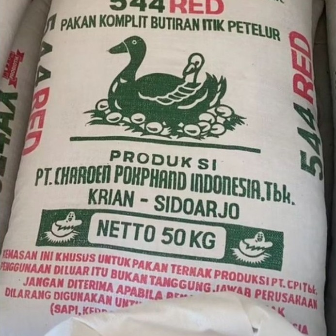 Hi pro vite 544 red pakan itik petelur