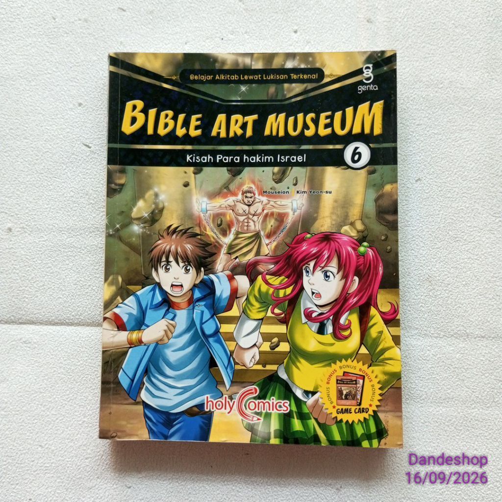 Bible Art Museum #6 Kisah Para Hakim Israel - HOLYCOMICS Genta - Komik Educomics Why Science Comic P