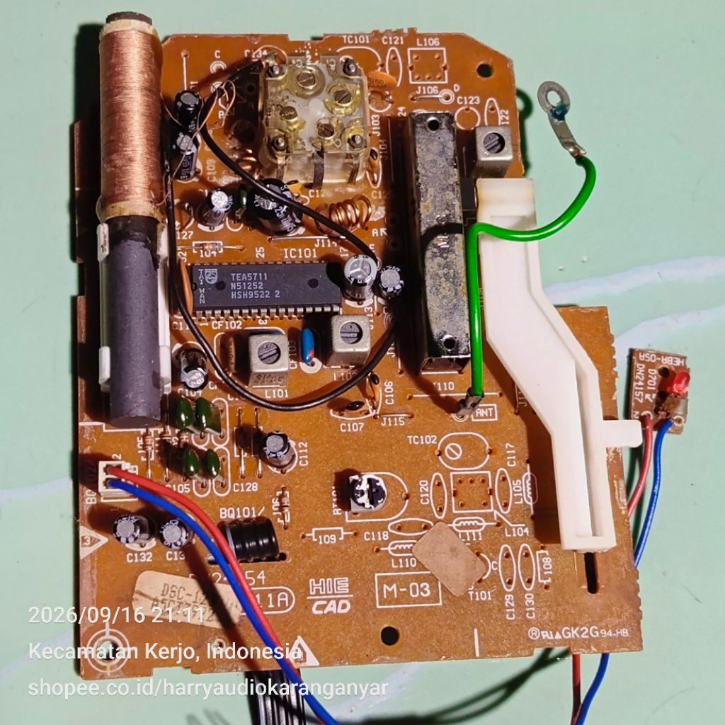 BELUM DITEST  Modul Radio IC PHILIPS TEA5711 Ori Lepasan – Dikirim Sesuai Foto
