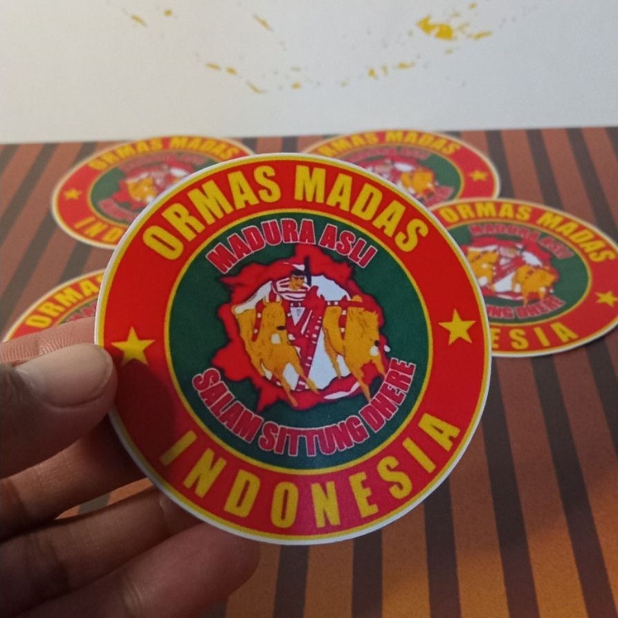 Stiker Madas Madura Asli/Stiker Ormas Madura Asli Madas