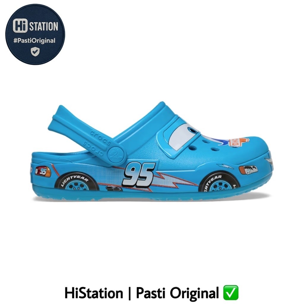Crocs Pixar Cars Lightning McQueen Dinoco Crocband Clog Kids Multi - 213583-90H