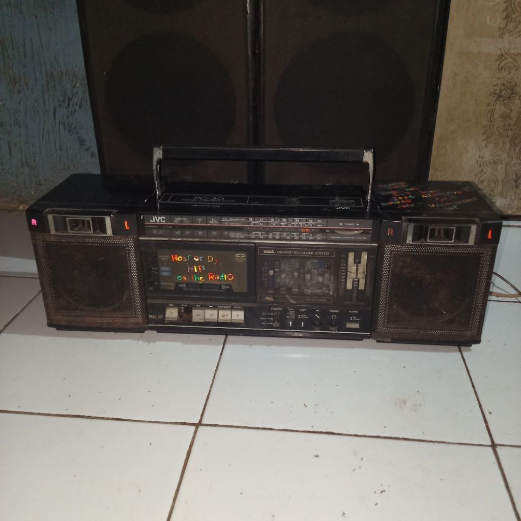 radio JVC kondisi mati