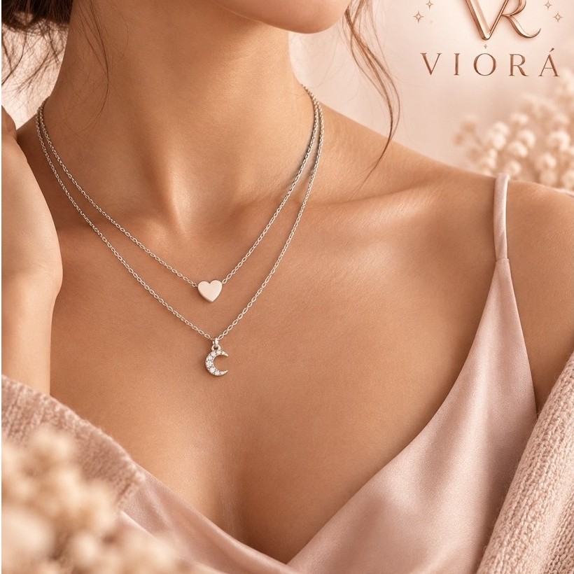 Kalung Liontin Simpel Bulat Fashion Wanita Kalung Liontin Polos
