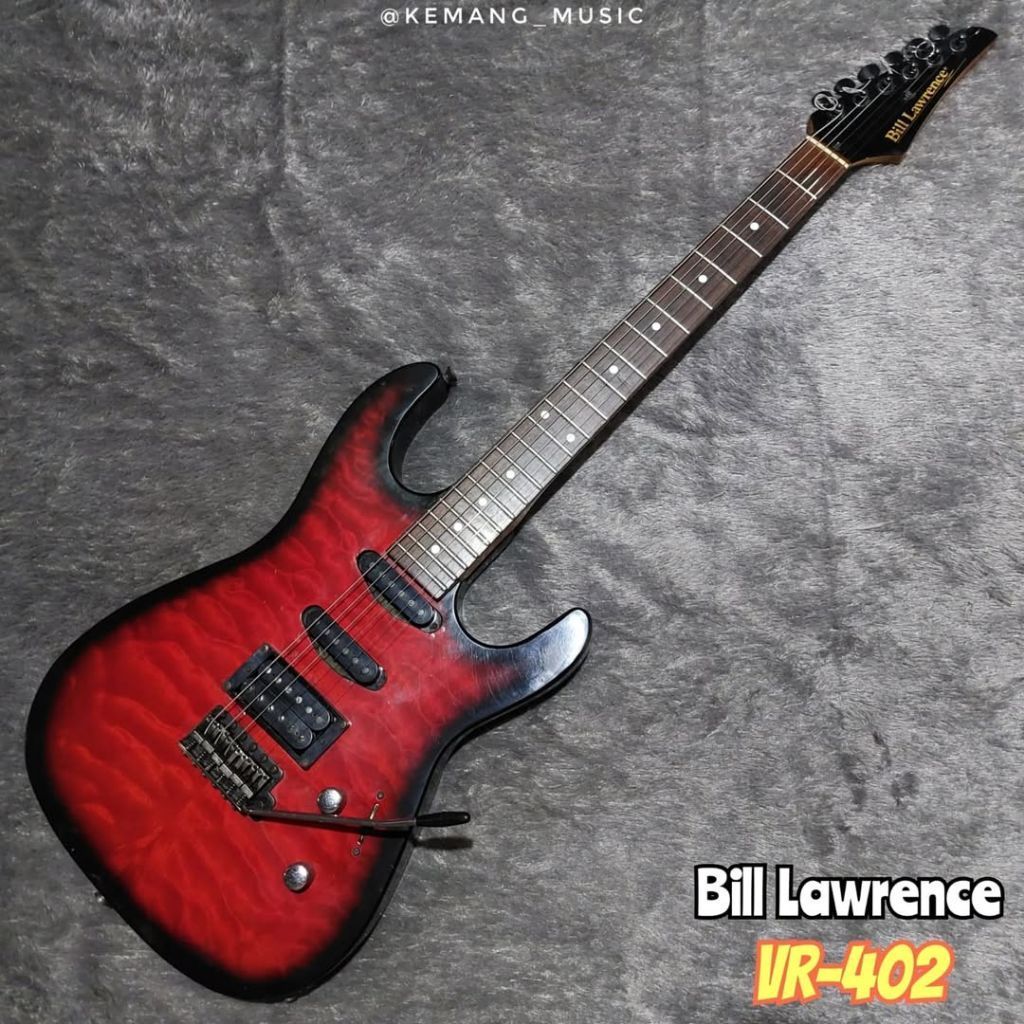 gitar langka bill lawrence made in japan superstrat gitar vintage