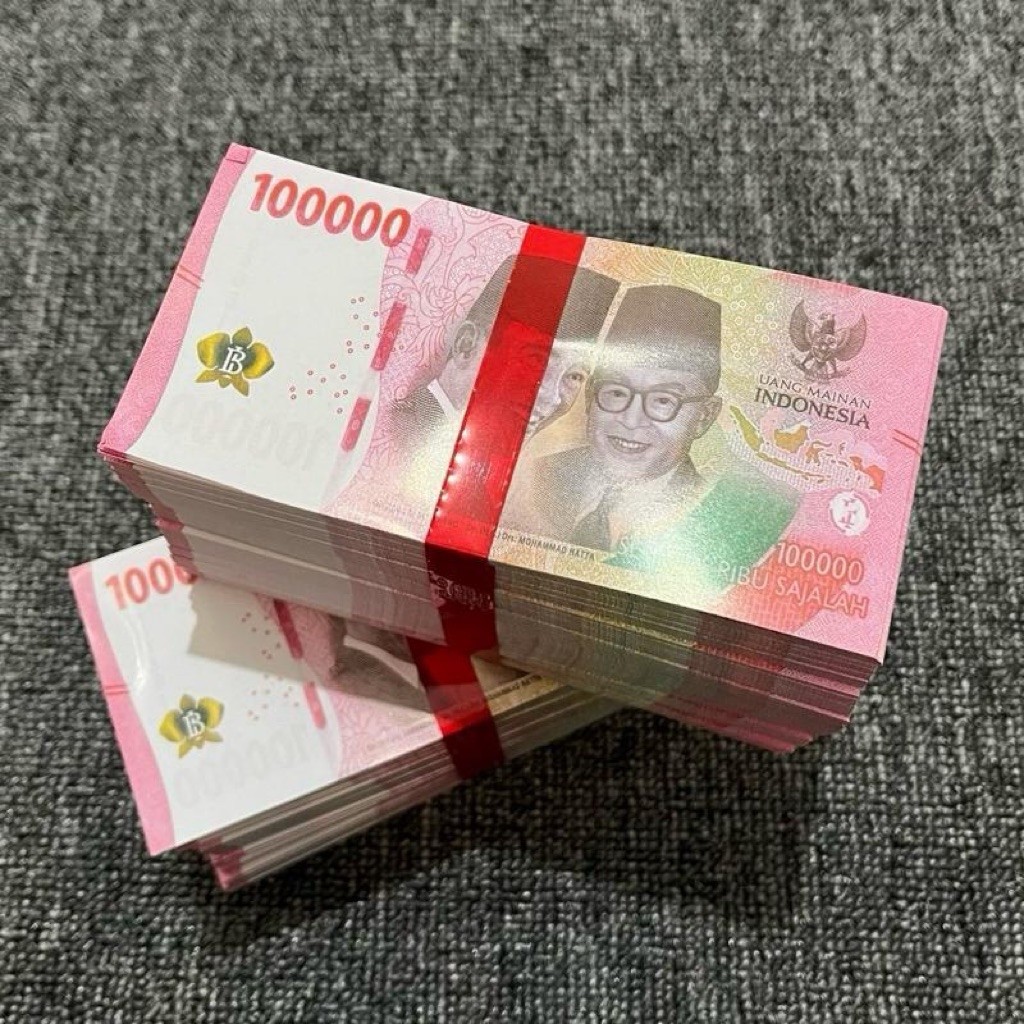 Uang Mainan 1.000 Lembar Pecahan mulai 1.000 Sampai 100.000, Buat Bucket dan Mahar