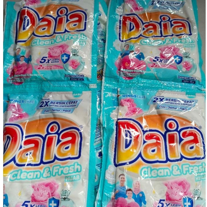 Daia clean & fresh hijab 1 renceng isi 6pcs