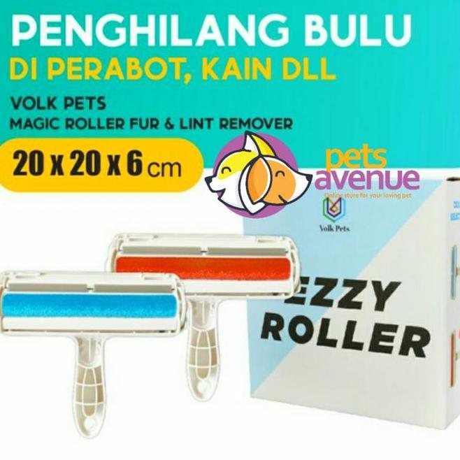 Sikat Penghilang Sikat Pembersih Pets Volk Ezzy Roller