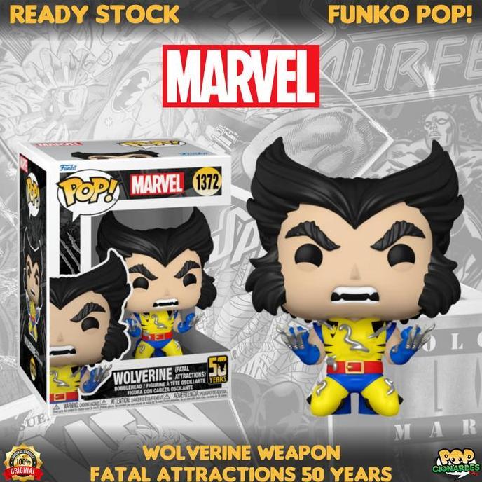 FUNKO POP MARVEL - WOLVERINE: 50 YEARS - WOLVERINE (FATAL ATTRACTIONS) #1372