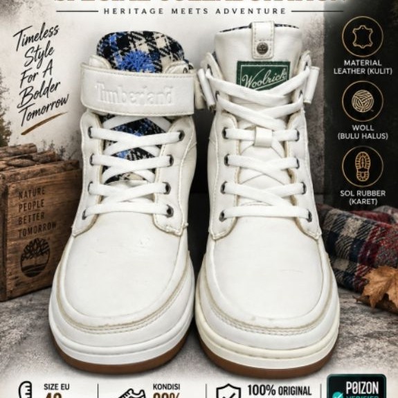 Timberland x Woolrich Spesial Collaboration Original