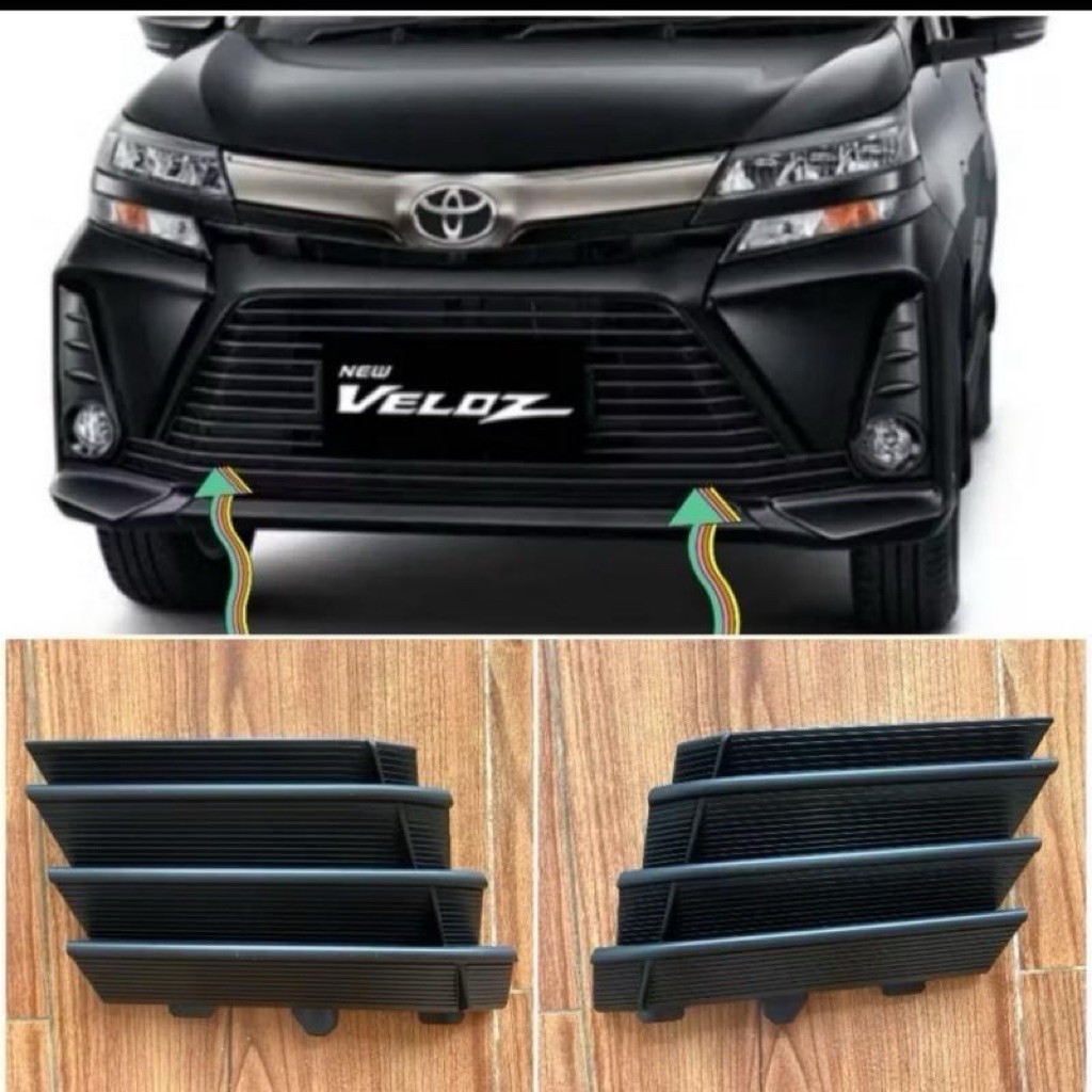 TUTUP BEMPER TOWING DEPAN AVANZA VELOZ 2019 2020 2021 / BUMPER DEPAN AVANZA VELOZ 2019