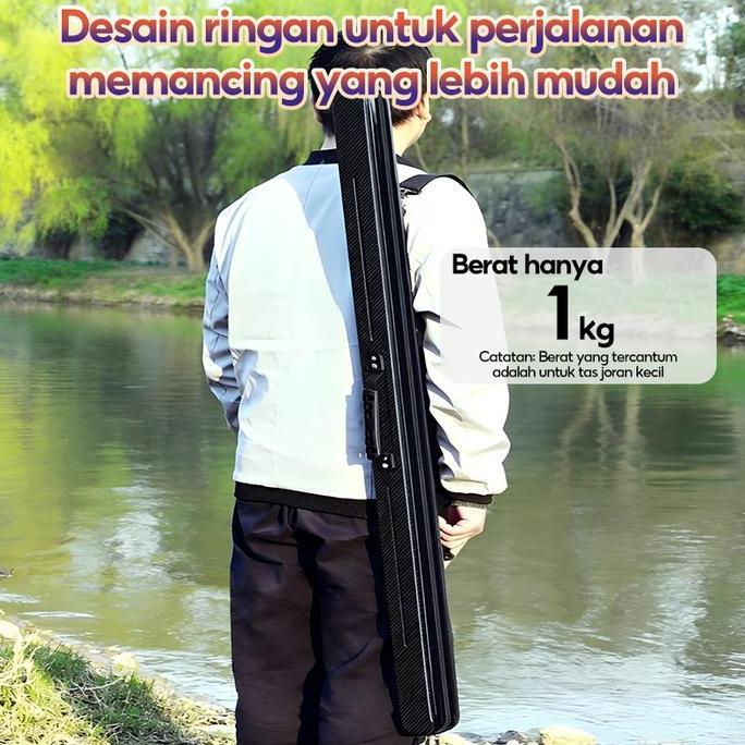 HALODN TAS PANCING HARDCASE TAS JORAN HARD CASE Hard Rod Case  ROD CASE AJUSTABLE Pelindung Joran Ke