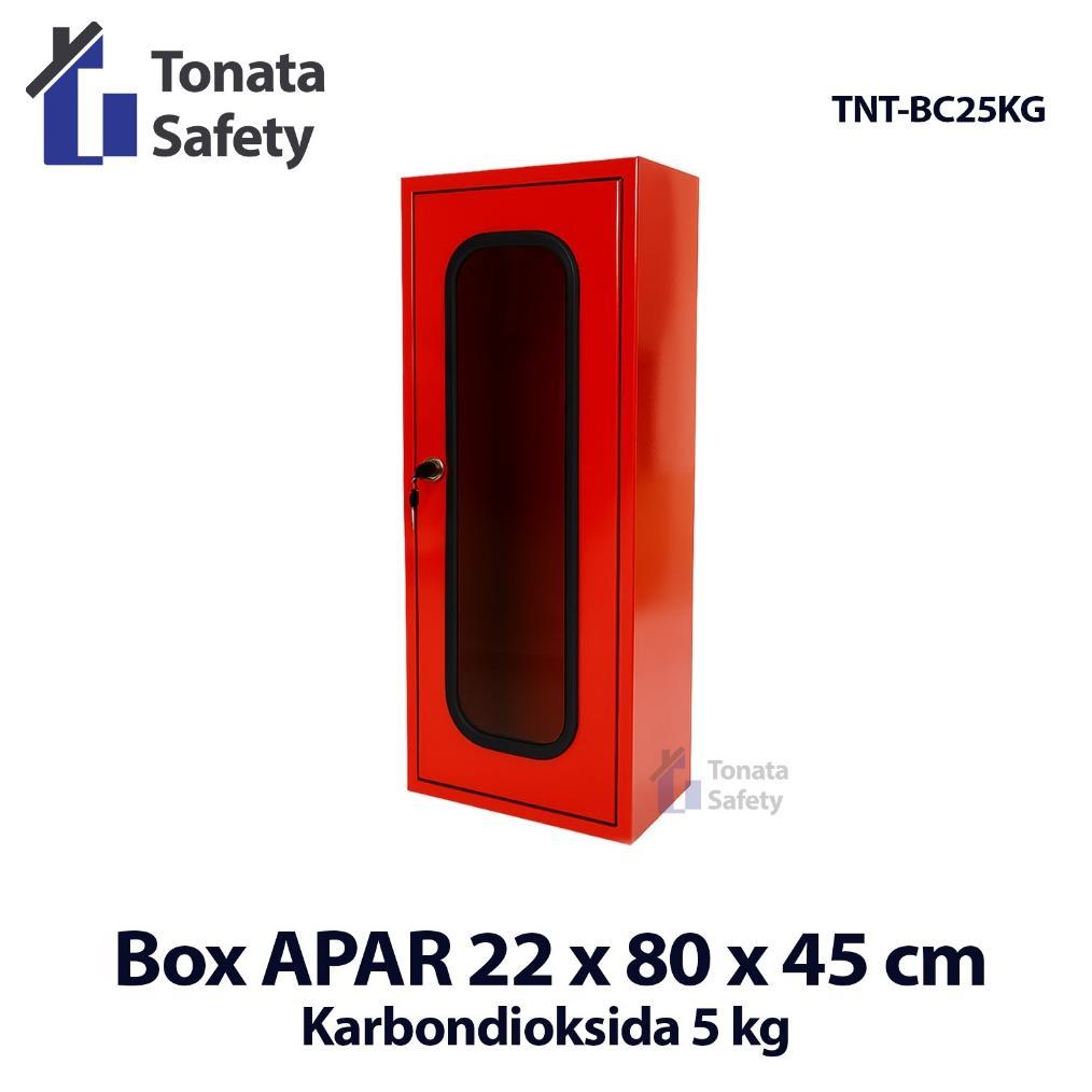 LEMARI APAR CO2 5KG MILD STEEL RED