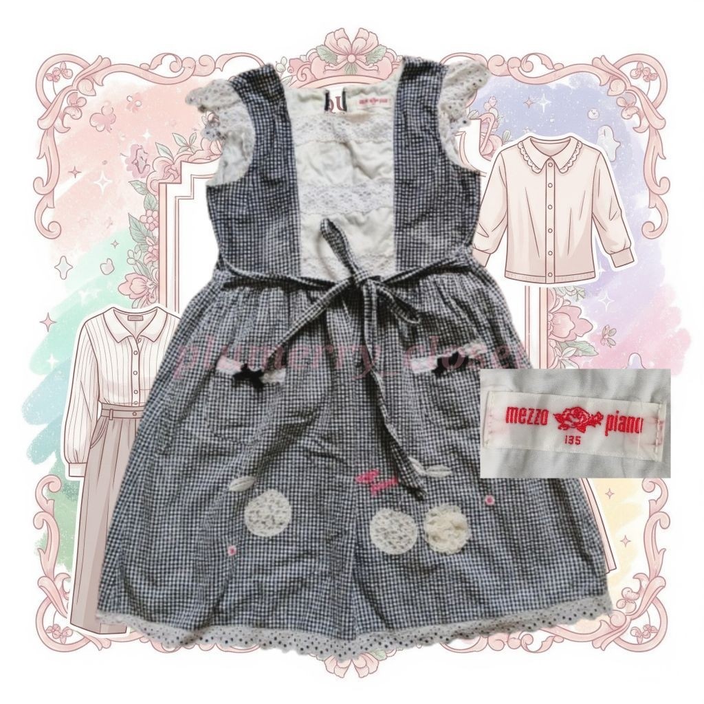 Mezzo Piano Dress Overjeans | Couquette | Kawaii | Lolita